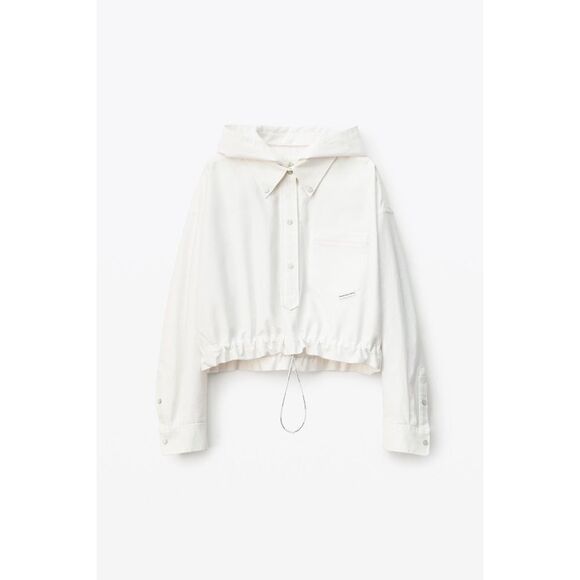 Alexander Wang Henley Shirt Jacket Detached hoodie - Picture 8 of 14